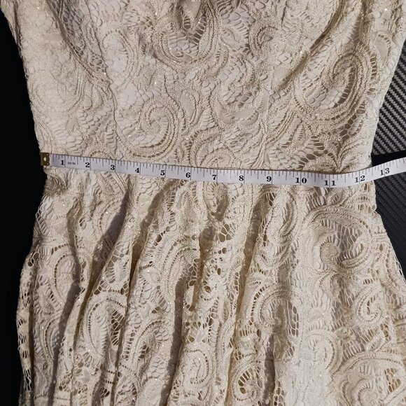 B. Smart Lace‎ Fit & Flare Mini Dress w/ Sweetheart Neckline Molded Cups Size 7 - Picture 11 of 12